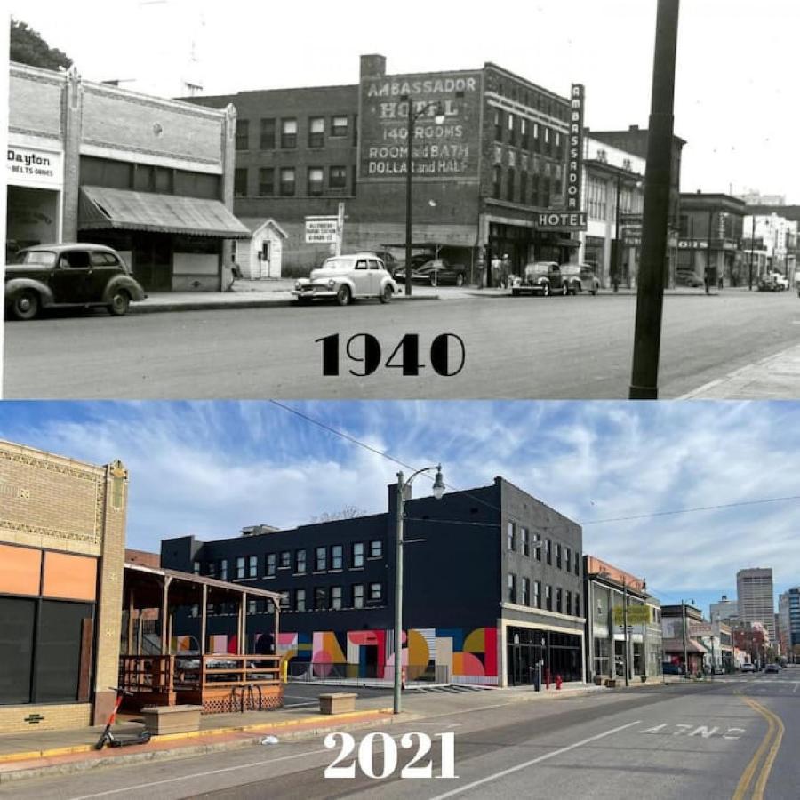 Historic Revival Downtown Appartement Memphis Buitenkant foto